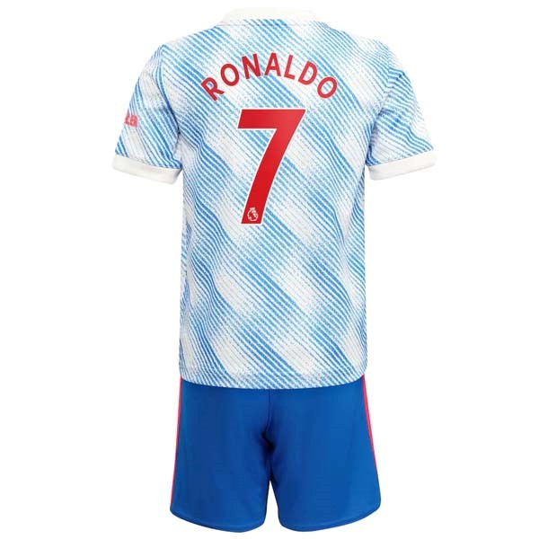 Camiseta Manchester United NO.7 Ronaldo Segunda equipo Niño 2021-22